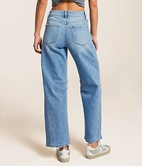 High Rise Barrel Stretch Jean