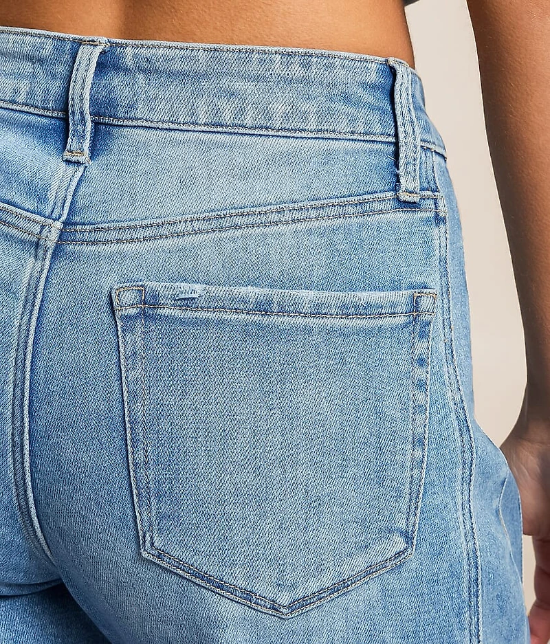 High Rise Barrel Stretch Jean