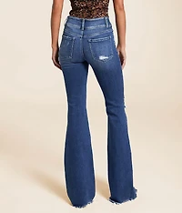 Mid-Rise Flare Stretch Jean