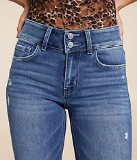 Mid-Rise Flare Stretch Jean