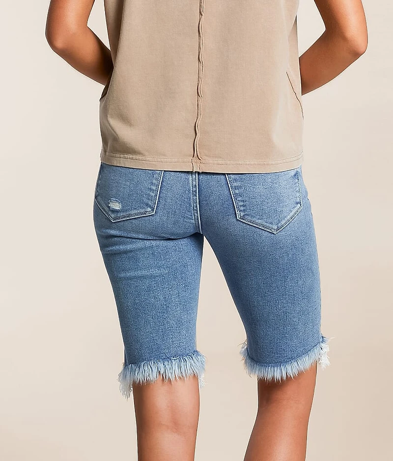Mid-Rise Bermuda Stretch Short