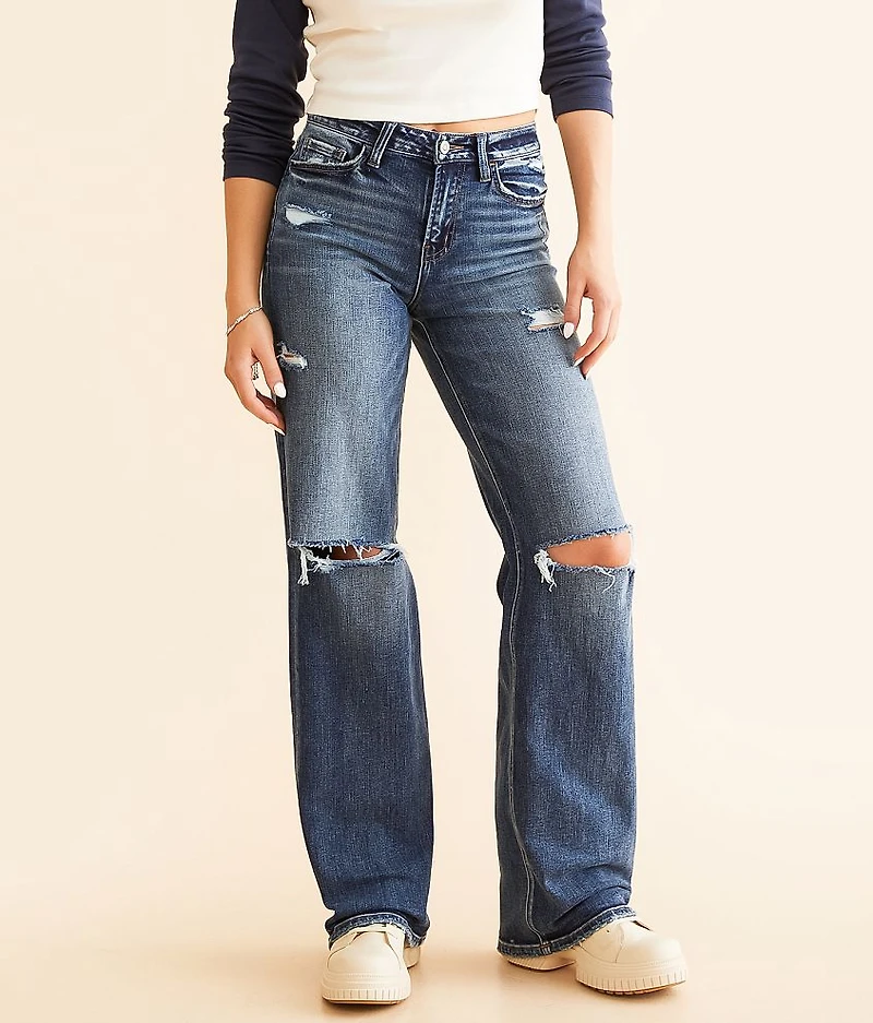 Baggy Wide Leg Stretch Jean