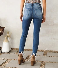 High Rise Ankle Skinny Stretch Jean