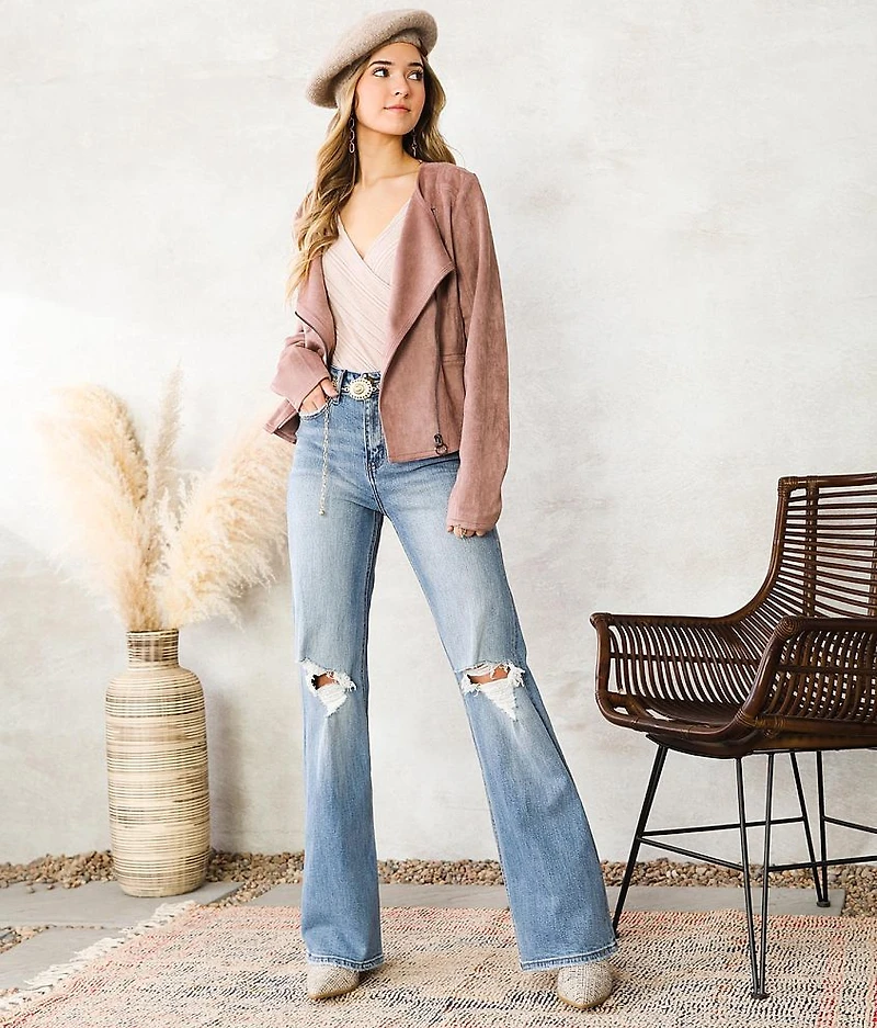 Ultra High Rise Wide Leg Jean