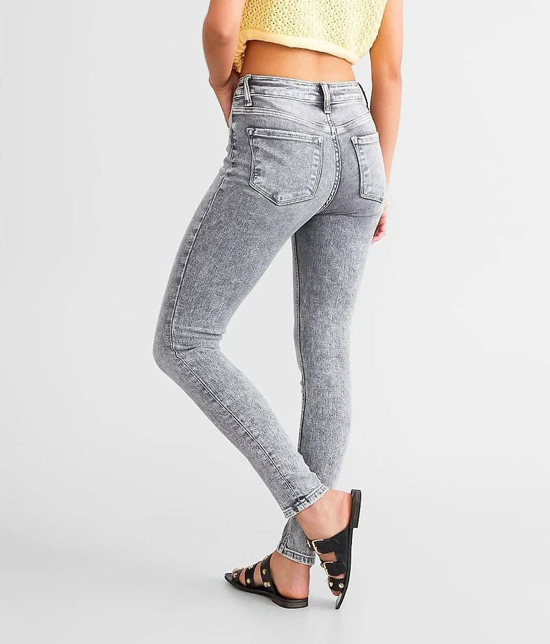 High Rise Ankle Skinny Stretch Jean
