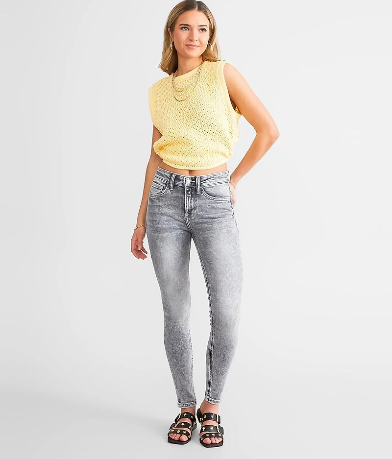 High Rise Ankle Skinny Stretch Jean