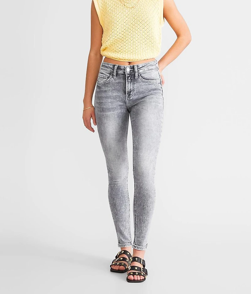 High Rise Ankle Skinny Stretch Jean