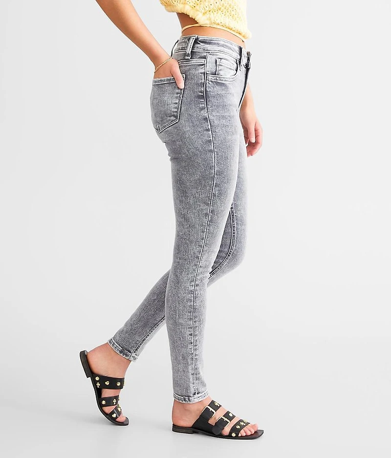 High Rise Ankle Skinny Stretch Jean