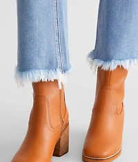 High Rise Cropped Flare Stretch Jean