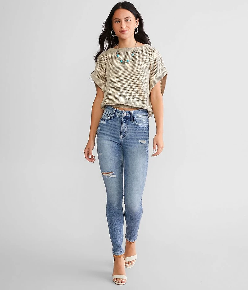 Flying Monkey High Rise Ankle Skinny Stretch Jean