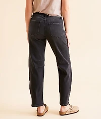 High Rise Barrel Stretch Jean