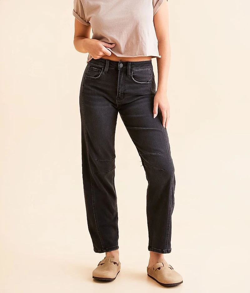 High Rise Barrel Stretch Jean