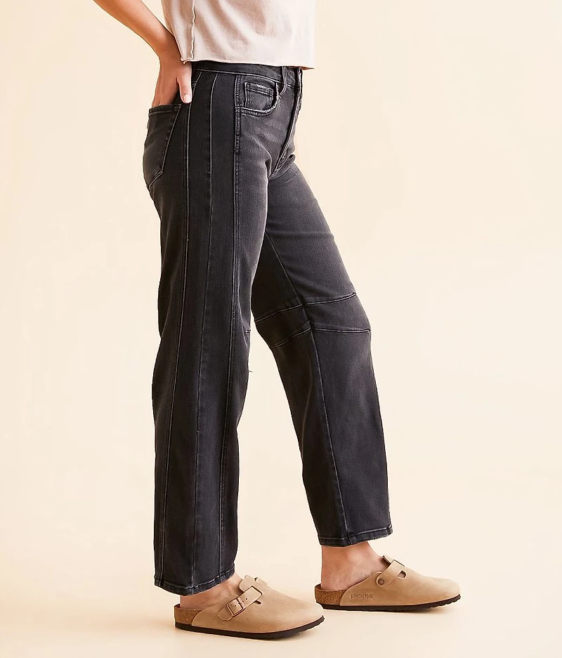 High Rise Barrel Stretch Jean