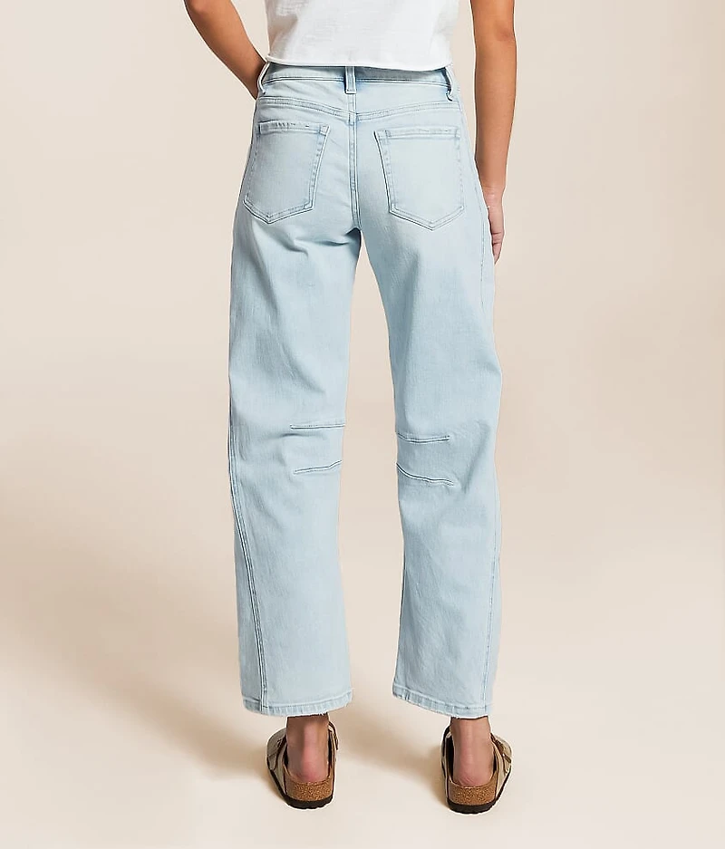 High Rise Barrel Stretch Jean