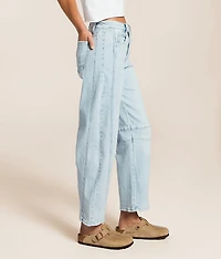 High Rise Barrel Stretch Jean