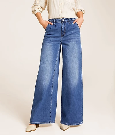 Ultra High Rise Wide Leg Stretch Jean