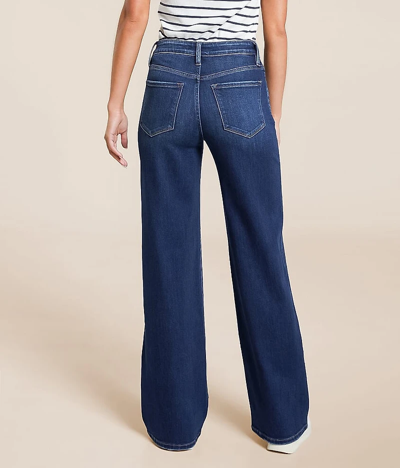 High Rise Wide Leg Stretch Jean