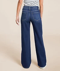 High Rise Wide Leg Stretch Jean