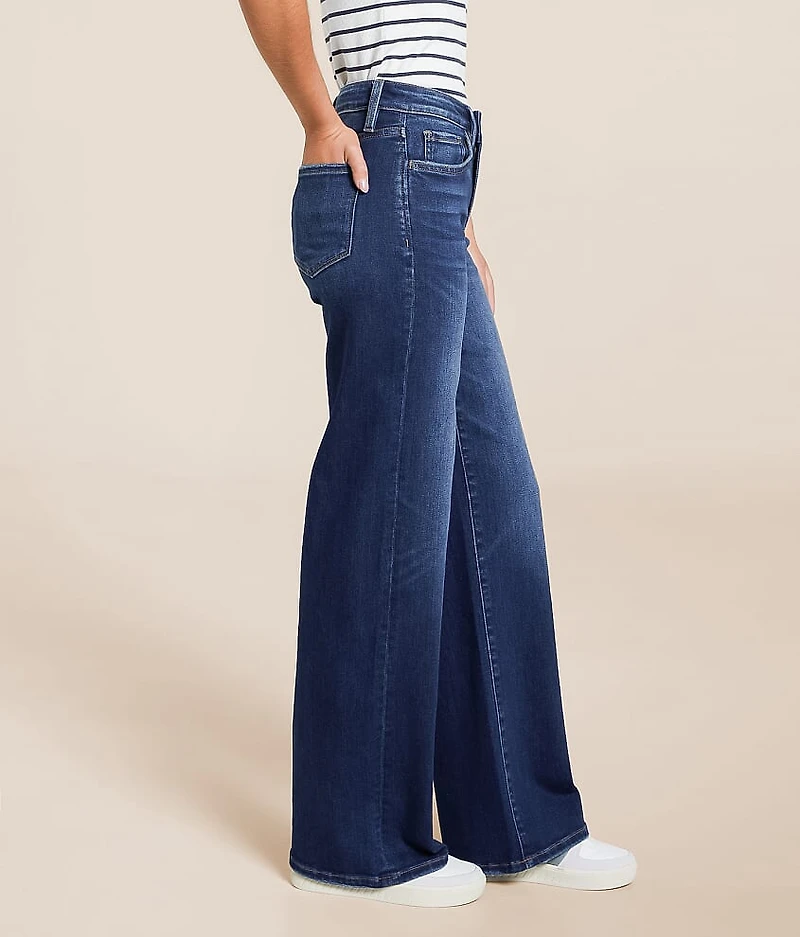 High Rise Wide Leg Stretch Jean