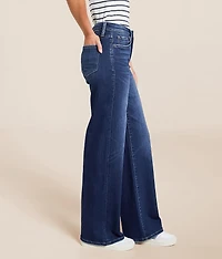 High Rise Wide Leg Stretch Jean