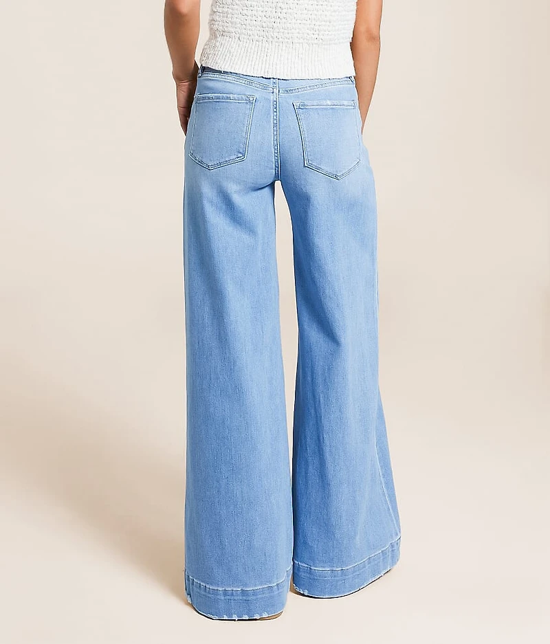 High Rise Ultra Wide Leg Stretch Jean