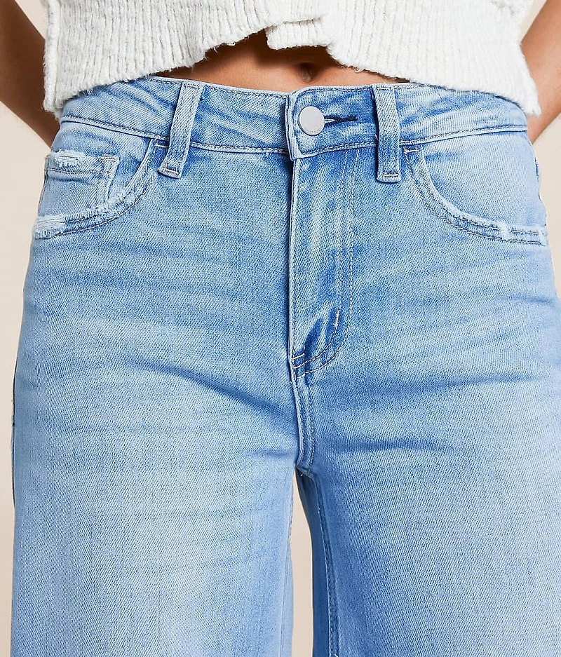 High Rise Ultra Wide Leg Stretch Jean