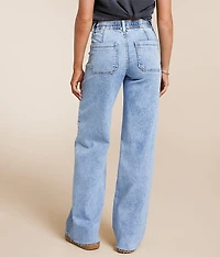 High Rise Wide Leg Stretch Jean