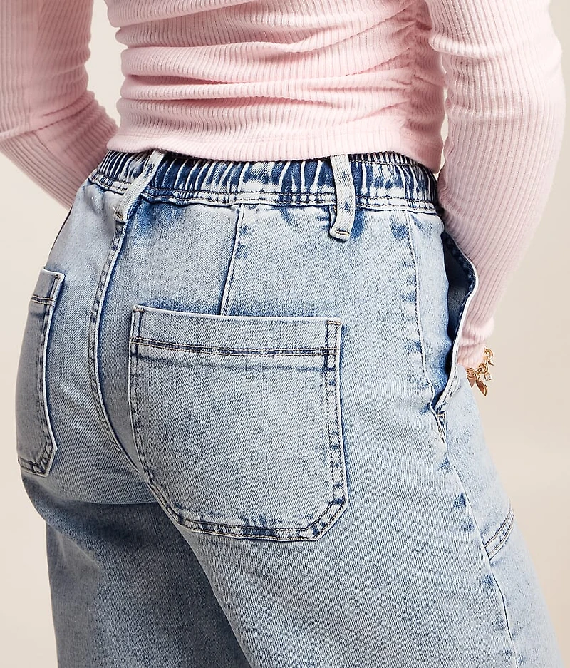 High Rise Wide Leg Stretch Jean