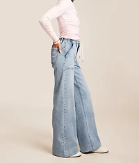 High Rise Wide Leg Stretch Jean