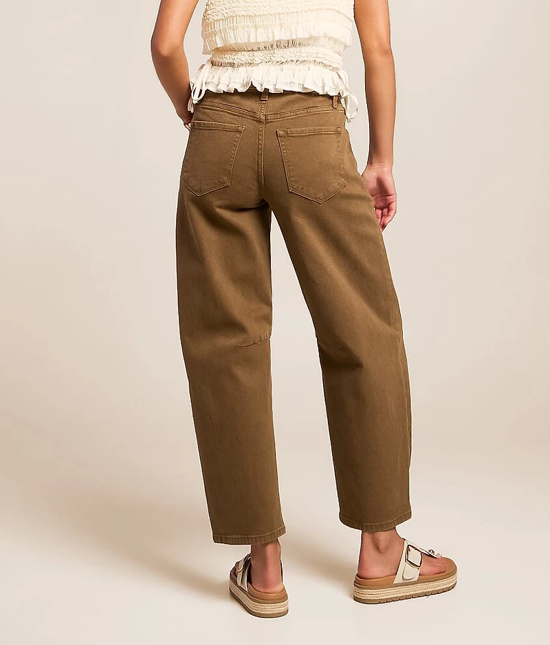 High Rise Barrel Stretch Jean