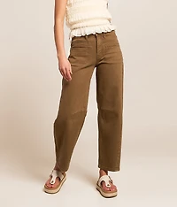 High Rise Barrel Stretch Jean