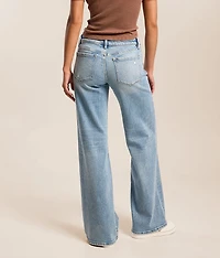 Low Rise Wide Leg Stretch Jean