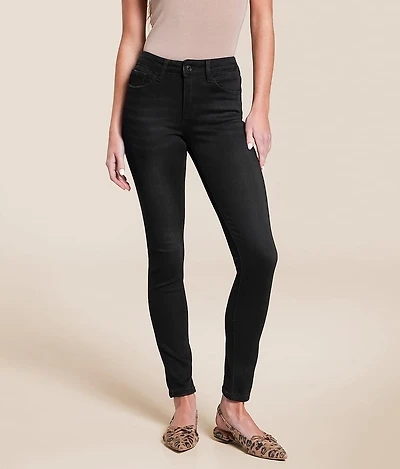 Mid-Rise Skinny Stretch Jean
