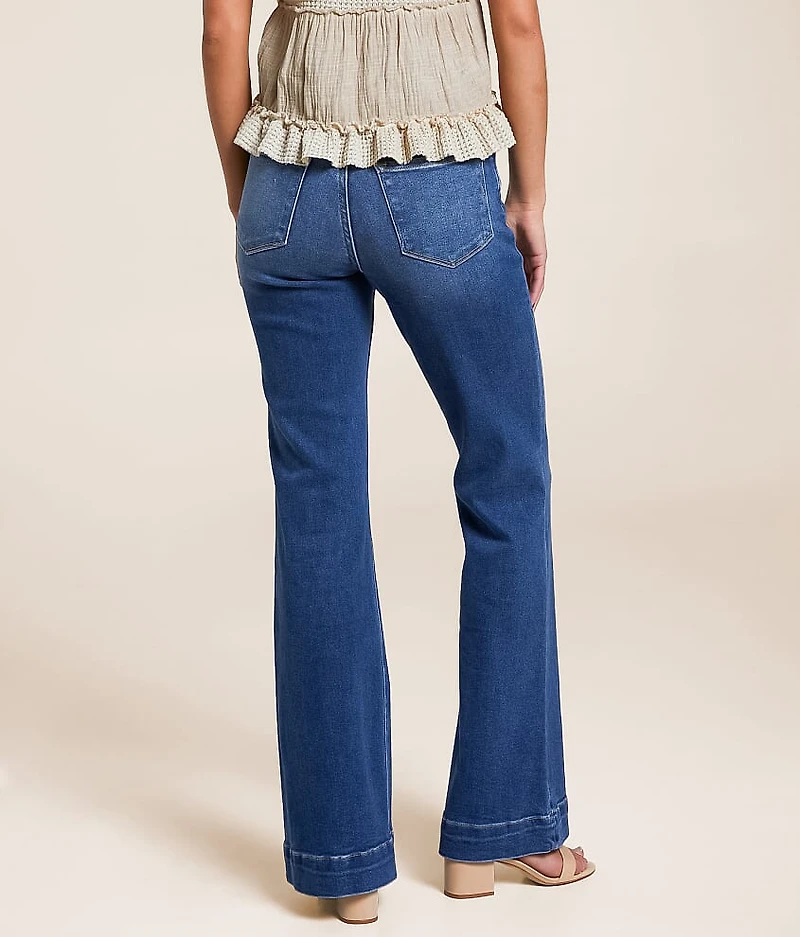 High Rise Flare Stretch Jean