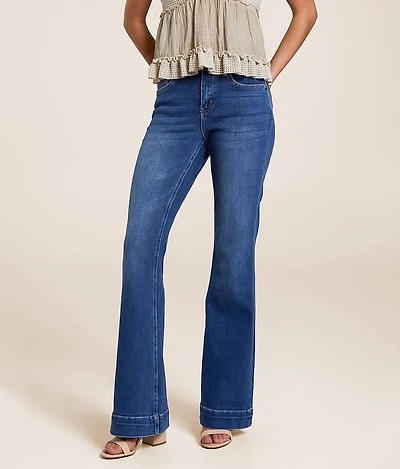 High Rise Flare Stretch Jean