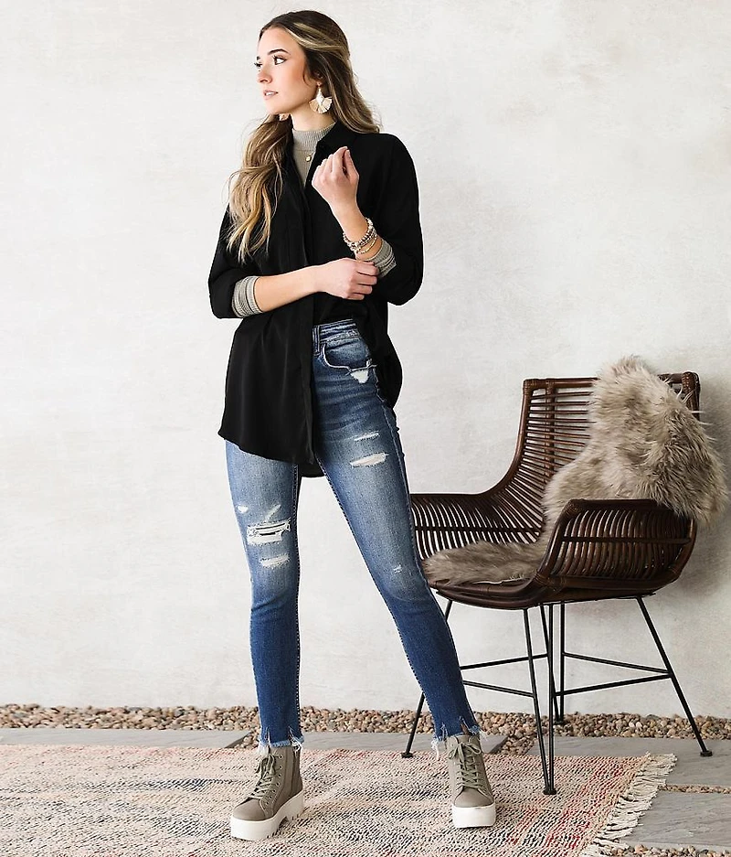 High Rise Skinny Stretch Jean