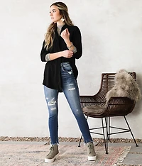 High Rise Skinny Stretch Jean