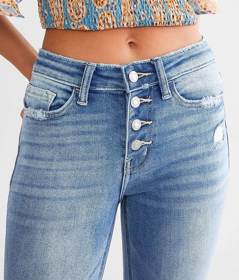 High Rise Ankle Skinny Stretch Jean