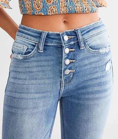 High Rise Ankle Skinny Stretch Jean