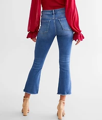 VERVET High Rise Cropped Flare Stretch Jean