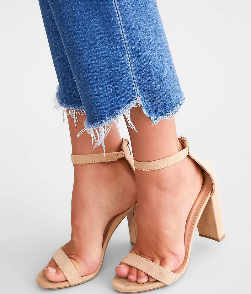 VERVET High Rise Cropped Flare Stretch Jean