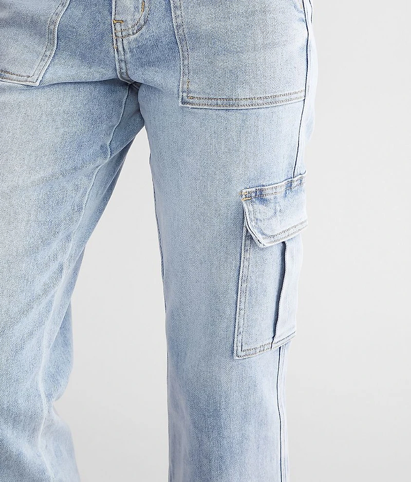 Dixie High Rise Cargo Stretch Jean