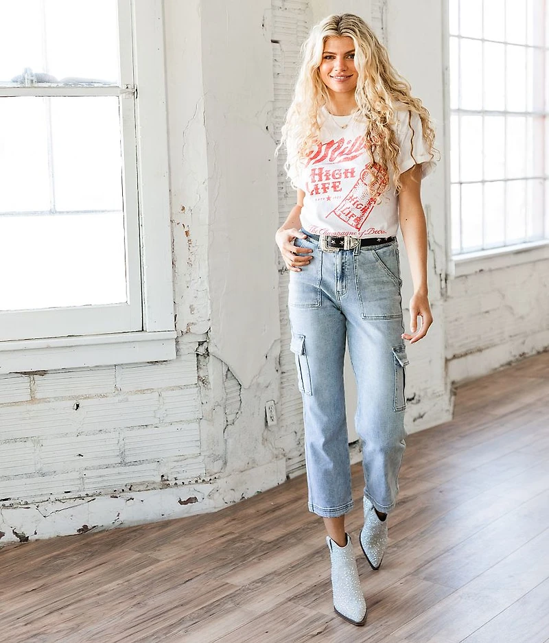 Dixie High Rise Cargo Stretch Jean