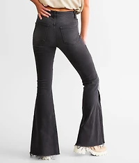 High Rise Super Split Flare Stretch Jean