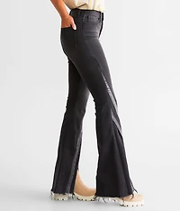 High Rise Super Split Flare Stretch Jean
