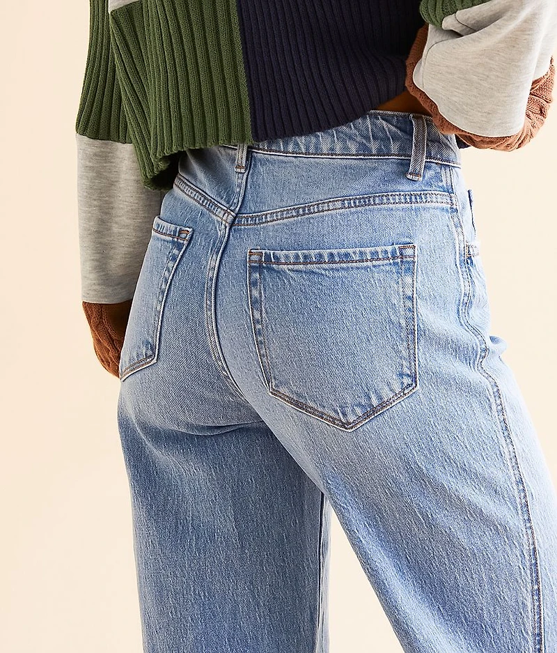 Gabby Baggy Cropped Straight Cuffed Jean