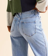 Gabby Baggy Cropped Straight Cuffed Jean