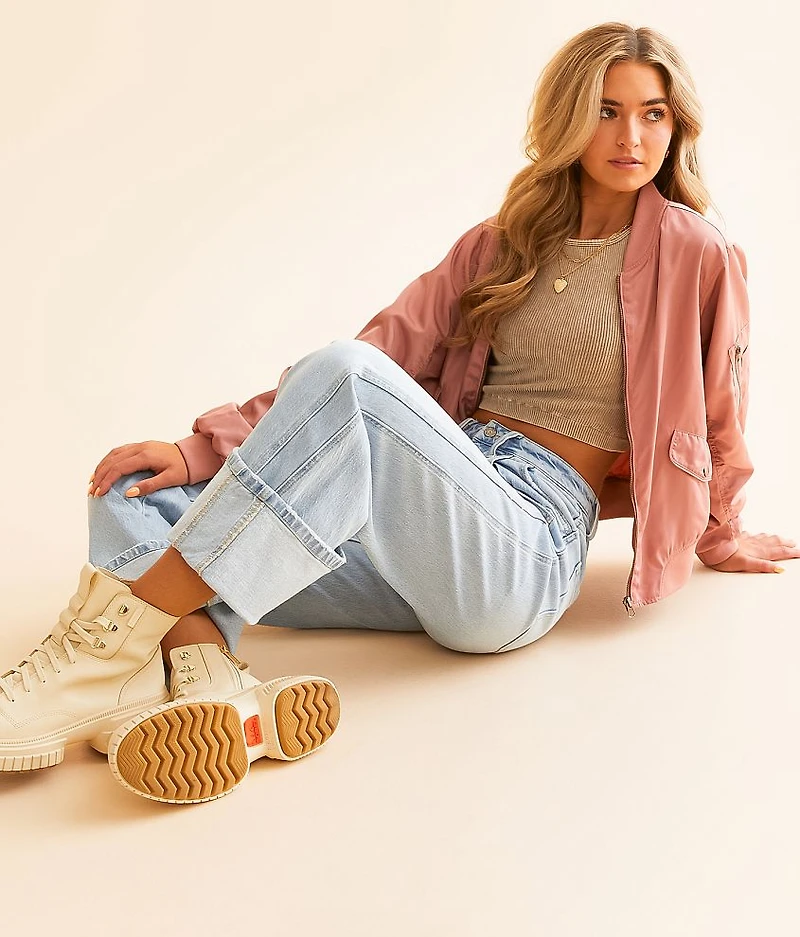 Kris Baggy Cropped Wide Leg Jean