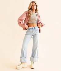 Kris Baggy Cropped Wide Leg Jean