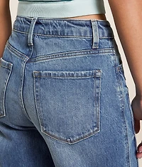Kris Baggy Wide Leg Cropped Stretch Jean